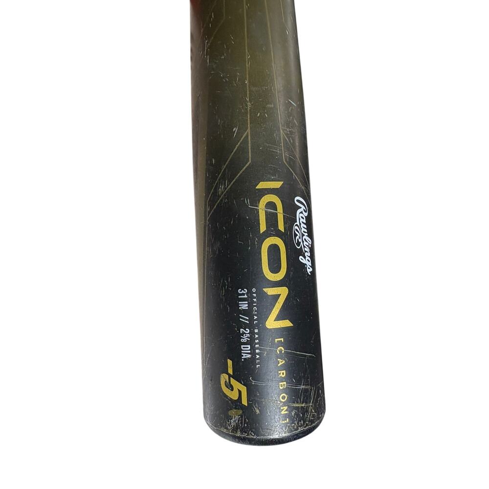 31/26 Rawlings Icon -5 USSSA Baseball Bat Drop 5 Travel Ball USED
